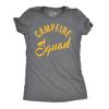 Womens Campfire Squad T-Shirt, Funny Camping Vacation Shirt