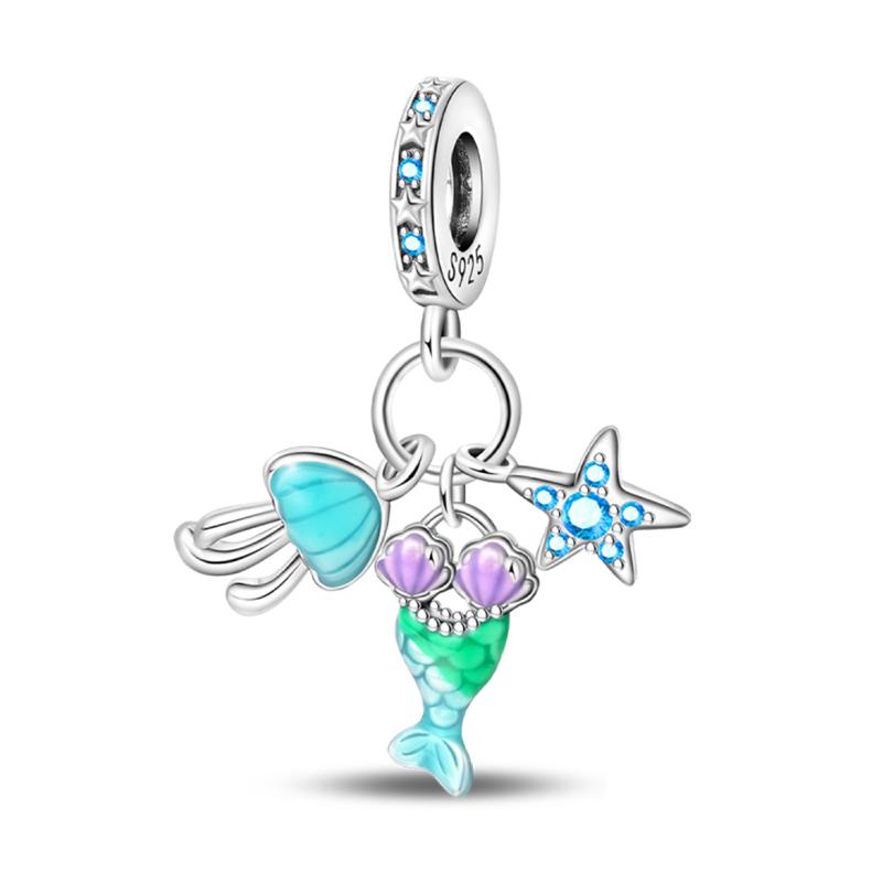 Funny Copper Metal Sail Beach Plane Mojito Sunbathing Holiday Diary Charm Bead Components Bead Components Compatible With Pan Authentic Original