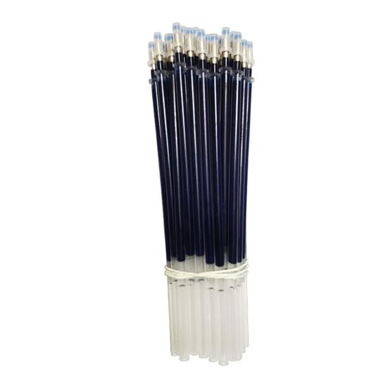 Recharges de stylos à encre transparente, excellente écriture fluide, 3 couleurs, papeterie pour étudiants, fournitures de bureau