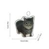 Cute Kitten Keychain with Sound Cat Keychain Adorable Backpack Keyring Pendant Cat Keychain Pendant doll keychain Ornaments