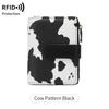 Anti-theft Brush Women's Short Wallet Korean Version Three-fold Portable Clutch Bag Simple Solid Color Wallet