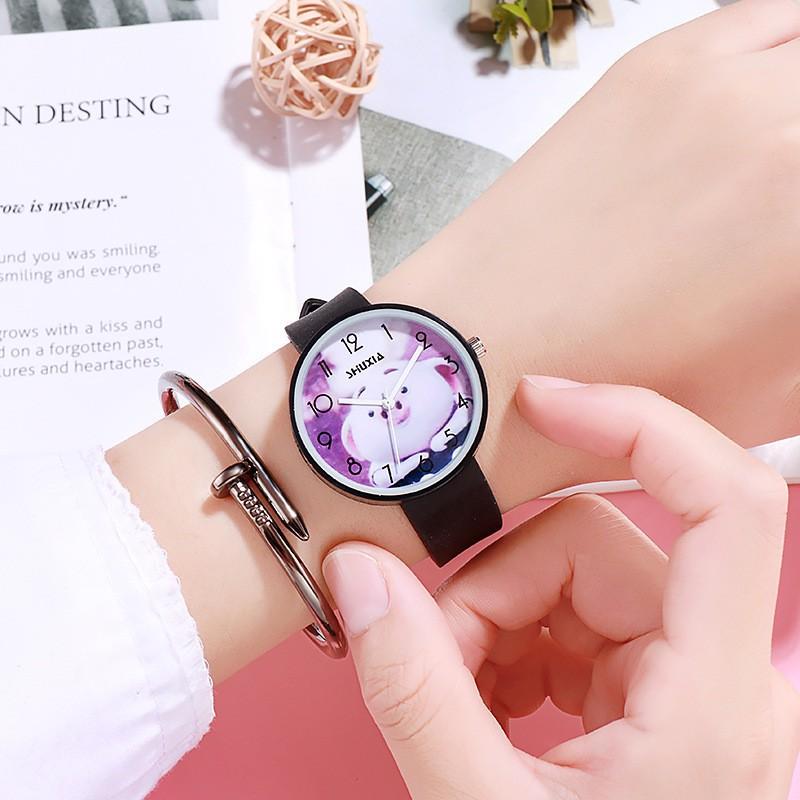 Watch Niche Jelly Candy Primary School Students Versatile Pink Simple Junior High School Cute Fashion Quartz Watch