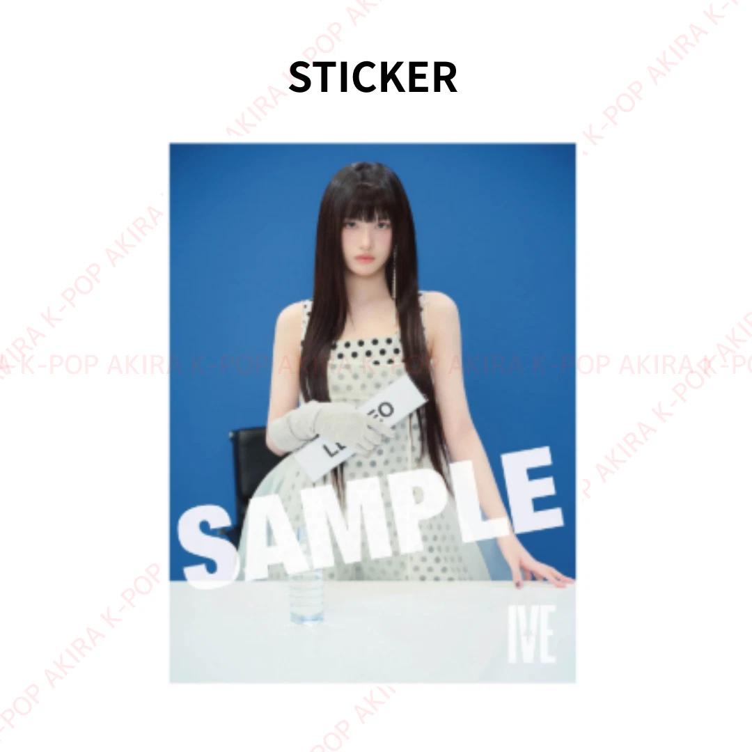 ПРЕДЗАКАЗ IVE 2-Й АЛЬБОМ REVIVE+ ЯПОНСКИЙ POB ФОТОКАРТОЧКА СТИКЕР ОФИЦИАЛЬНЫЙ LEESEO / HMV STICKER