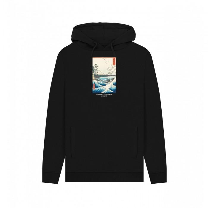Apoh Unisex Adult Hiroshige Sea Ashmolean Museum Hoodie