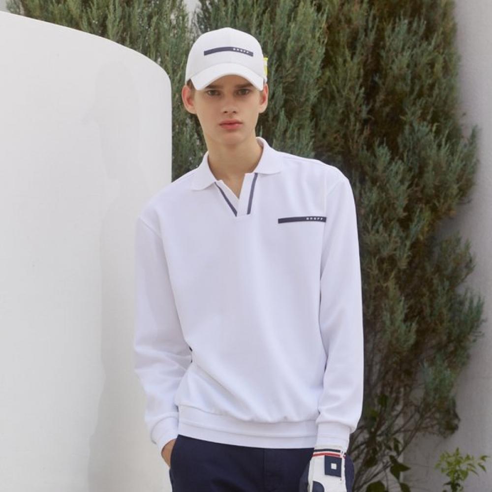 Onoff Men S looSe FiT Ribbed T ShirT Of9003gb whiTe WHITE54 12160₽