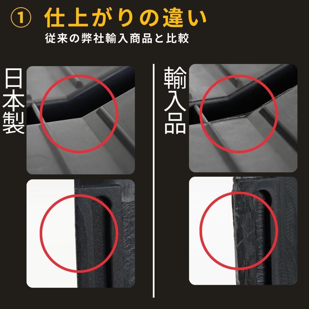 Toolsisland Car Made In Car Tire Jack Compatible with Lowered Load Set of 2 Ramps, Japan, Ramps, Ramps, Assist, Vehicles, Three-Level Adjustment,