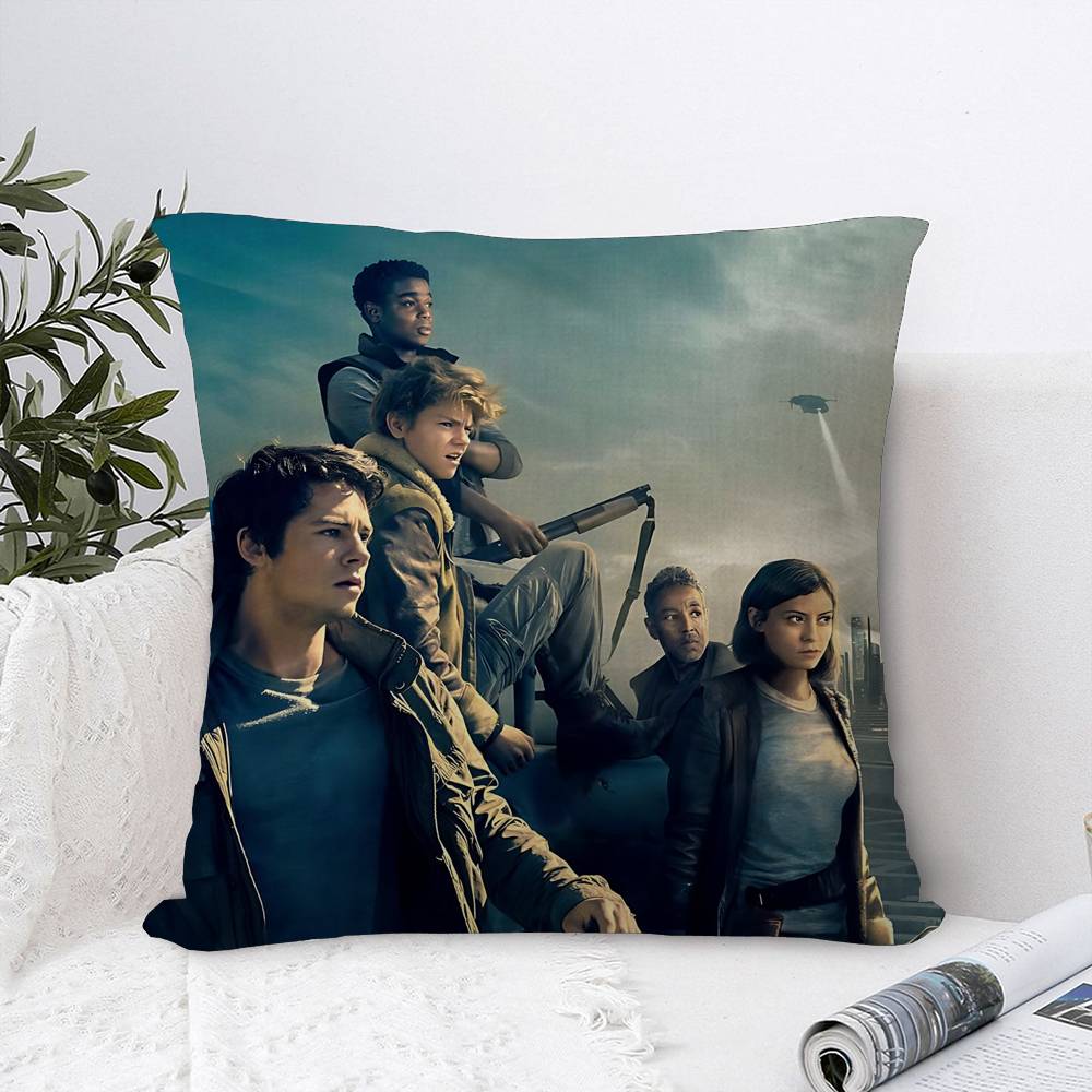 Movie The Maze Runner Series Anime Cushion Cover Decorative Pillow Sofa Home Decor Case Pillow Cases