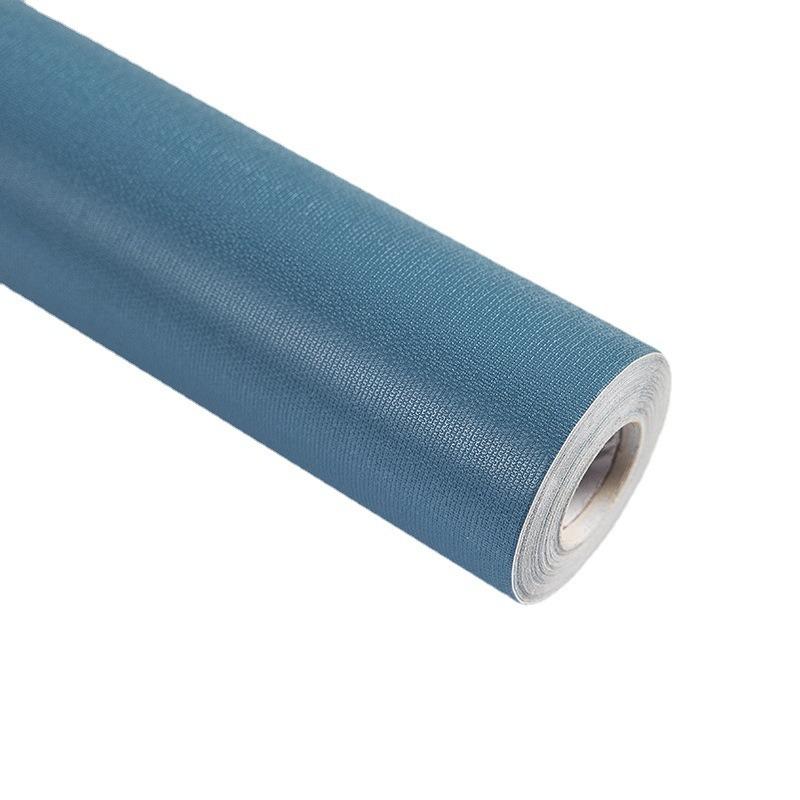 Solid Color Wallpaper Pvc Self-adhesive Thickened Background Wall Pasting Wall Remodeling Furniture Renovation Wallpaper