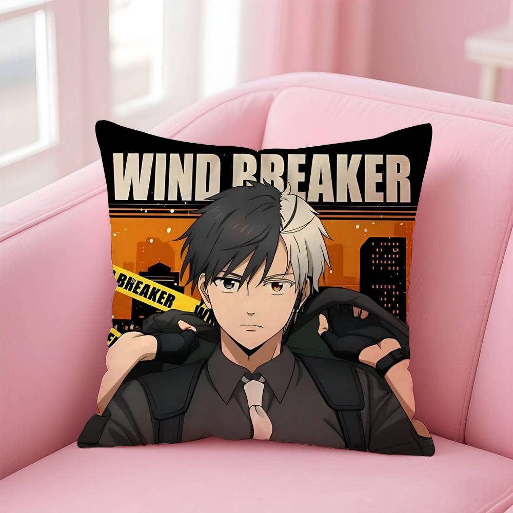 Anime W-WIND BREAKER Kissenbezug Musterdruck Kissenbezug Wohnzimmer Sofa Kissenbezug Schlafzimmer Raumdekor