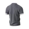 Men's Jacquard Short Sleeve Casual T-Shirt.