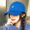 Korean-style simple letter-embroidered baseball cap for women, spring season, large head circumference, face-slimming, versatile casual hat, trendy