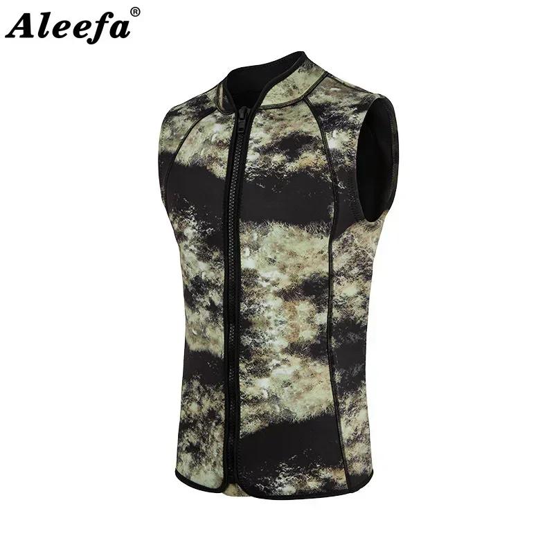 Men s Wetsuit Sleeveless Vest 3mm Neoprene with Zipper keep Warm for Diving,Surfing,Kayaka S