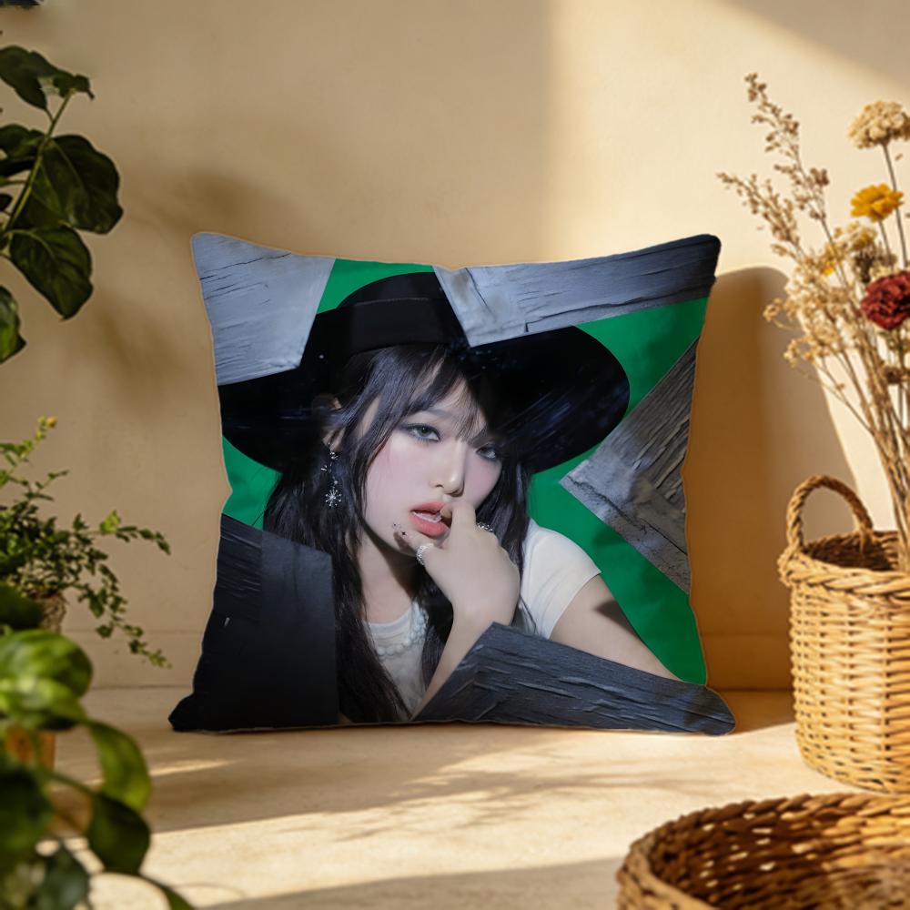 Trendy Cchoi Yenaed Cushion Cover Versatile DoubleSided Pillow Case Fit for Sofa Bed Car Daily Decor