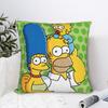 Pillow Cover Funny SSimpsons Green Polka Dot Family Cute Funny Pillow Case For Sofa Couch Bed Living Room Pillowcases
