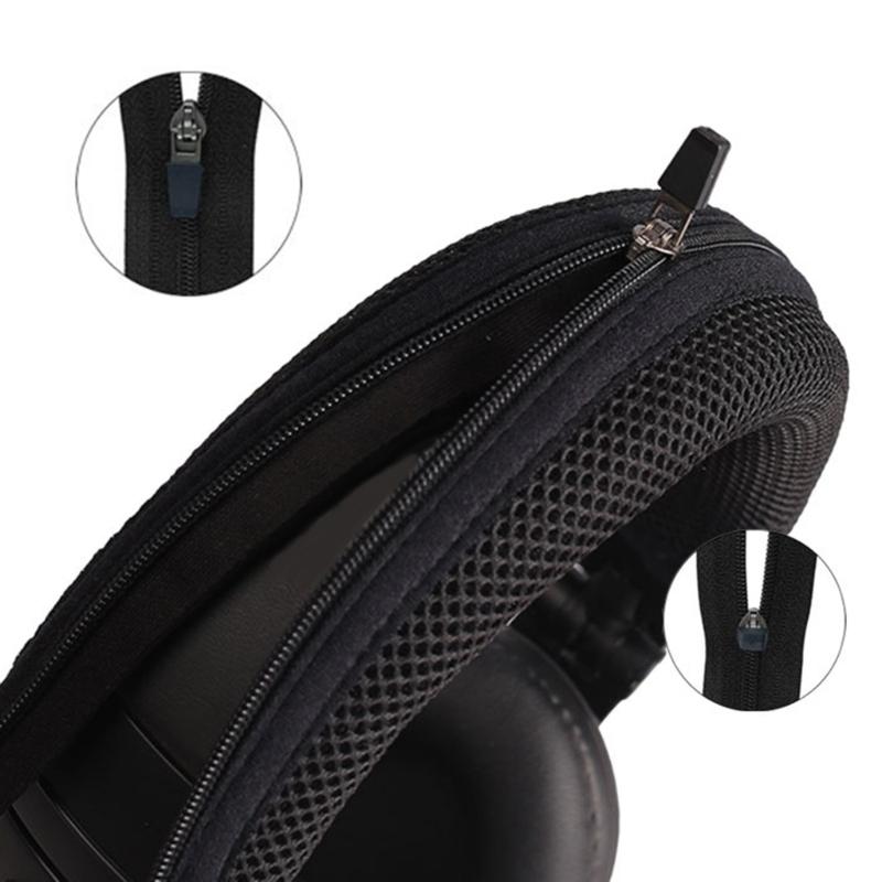 Breathable Headband Cover for ATH M50X Headphones Headbeam Sleeve Prevent Wear and Tear Improve Wearing Experience