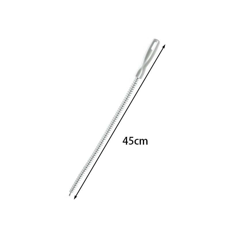 Universal Pipe and Drain Hair Cleaning Brush for Toilets, Kitchens, and Floors