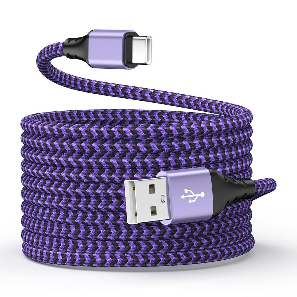 6FT Cable for Samsung Galaxy Z Flip 7 FE 6 5 4 3, Z Fold 7 6 5 4 3 5G, A56 A36 A26, Phone Charger Fast Charging Cord, USB A to C Wire for S25 Edge