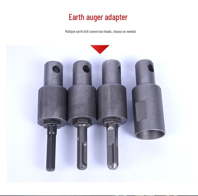 Gasoline Engine Earth Auger Drill Bit for Planting and Soil Drilling.