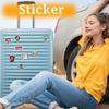 Fun Sticker Pack For Water Bottles, Luggage, Laptop, And Phone Case Decoratio