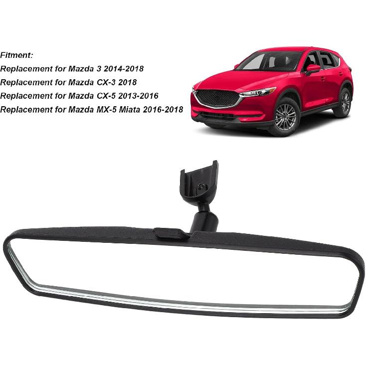 

Зеркало заднего вида для 3, CX-3, CX-5, MX-5, OEM # KD53-69-220B, Внутреннее зеркало заднего вида, Замена внутреннего зеркала заднего вида автомобиля