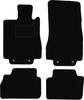 Black Velour Floor Mats For: Mercedes S W220 Sedan Short (1998-2005)