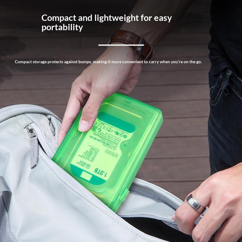 Shockproof External Hard Drive Case 2.5 3.5 Inch IDE SATA HDD SSD Protective Cover for Tech Enthusiasts Office Workers