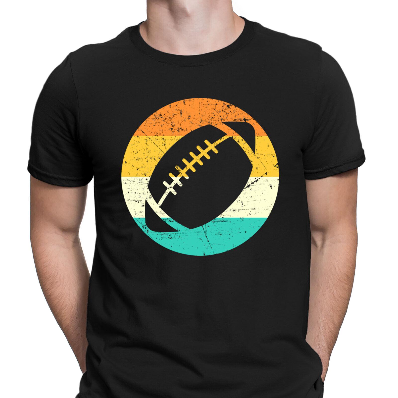 Vintage Retor Funny Rugby Ball Mens Womens Boys Girls T-Shirt Mens Womens Tees Tops-Tee-Top-SN XL