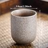 128ml New Handmade Rough Ceramic Tea Coffee Cup Japanese Vintage Style Mug for Kung Fu Tea/Sake & Daily Coffee Cup Ceramic Cup