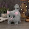 Stuffed Animal Electronic Stuffed Doll Tail Wagging Walking Interactive Cat  Boys Girl