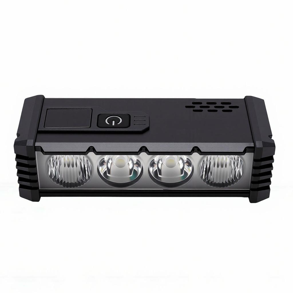 LED Bike Front Light High Brightness Rechargeable Cycling Headlight for Mountain Road Night Riding