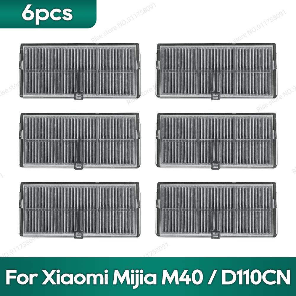 Compatible for Xiaomi Mijia M40 / D110CN Accessories Main Brush Filter Mop Cloth Dust Bag Replacement Parts