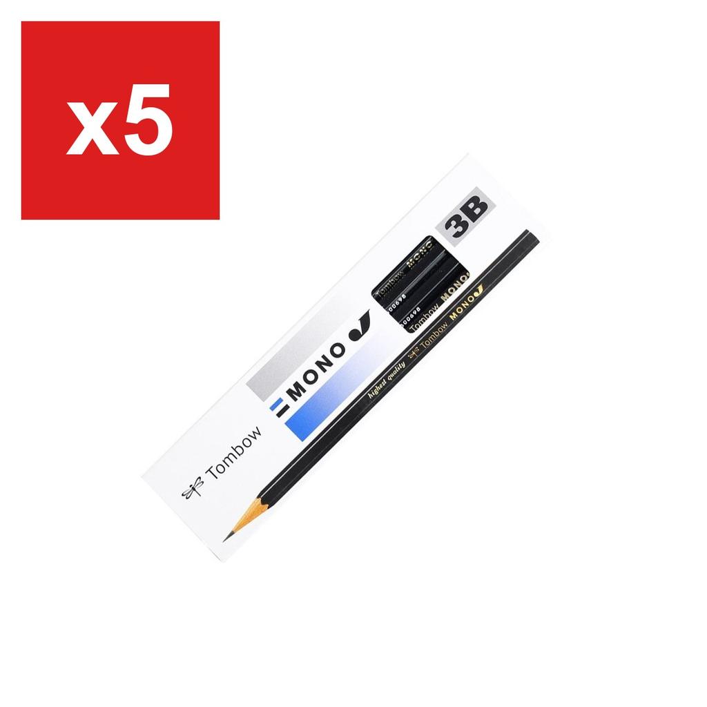 Tombow Pencil 'MONO J', B, Dozen Pack, MONO-JB