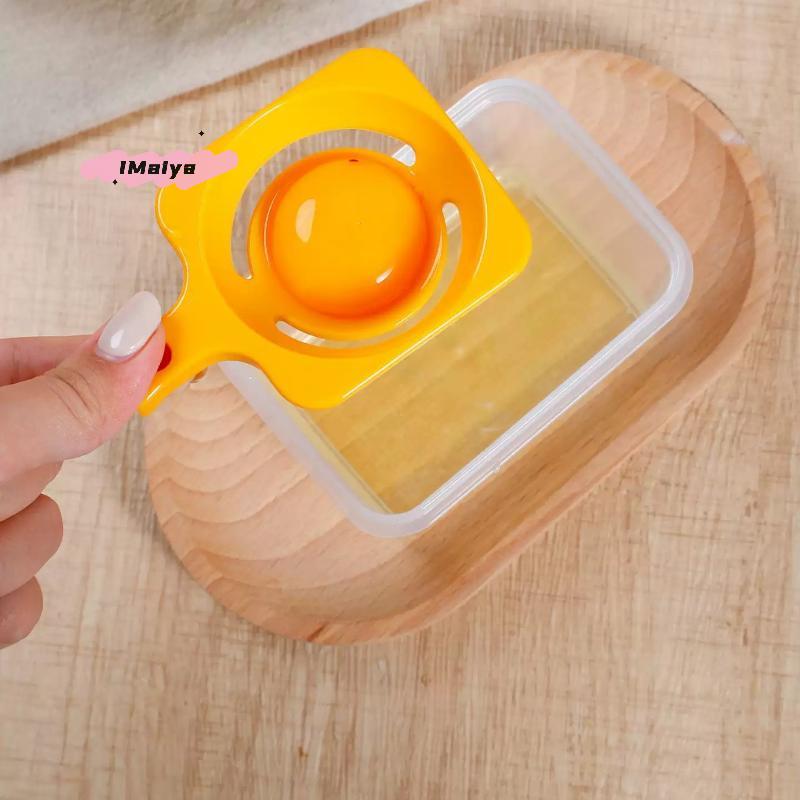 M-New Egg Separators For Egg Whites Egg White Yolk Sifting Filter Food Grade Divider Egg Storage Container Kitchen Baking Gadget