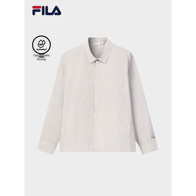 FILA Men s Casual Pure Cotton Long-Sleeve Shirt 2XL