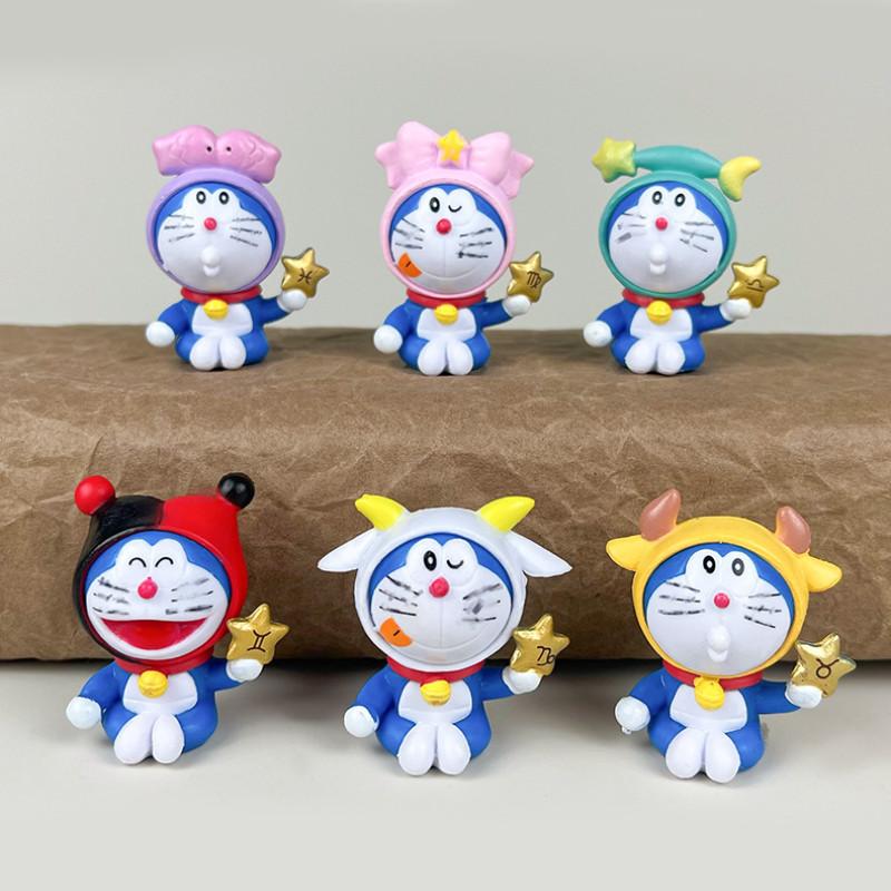 Action Doraemon Figure Cartoon Model Toy Decoration Doll Children Gifts Ornament