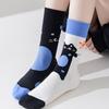 Novelties Funny Sock Cotton Boot Socks Fashion Ankle Socks Winter Warm Crew Socks Dress Socks for Women Girls Gifts