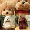 Adorable Teddy Dog Plush Toy Cute Sitting Puppy Doll For Girls Soft And Cuddly