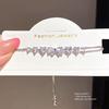 Light Luxury Copper Hand Bracelet Zirconia Butterfly Bow Style For Gift Giving