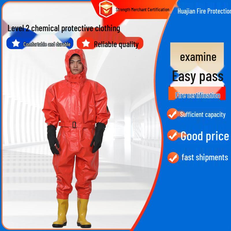 Lightweight, Full-Body Acid and Alkali Resistant Chemical Protective Suit for Laboratory Use