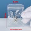 Anti-Oxidation Portable Jewelry Box for Earrings, Studs, Necklaces, Rings - Transparent Storage Bag