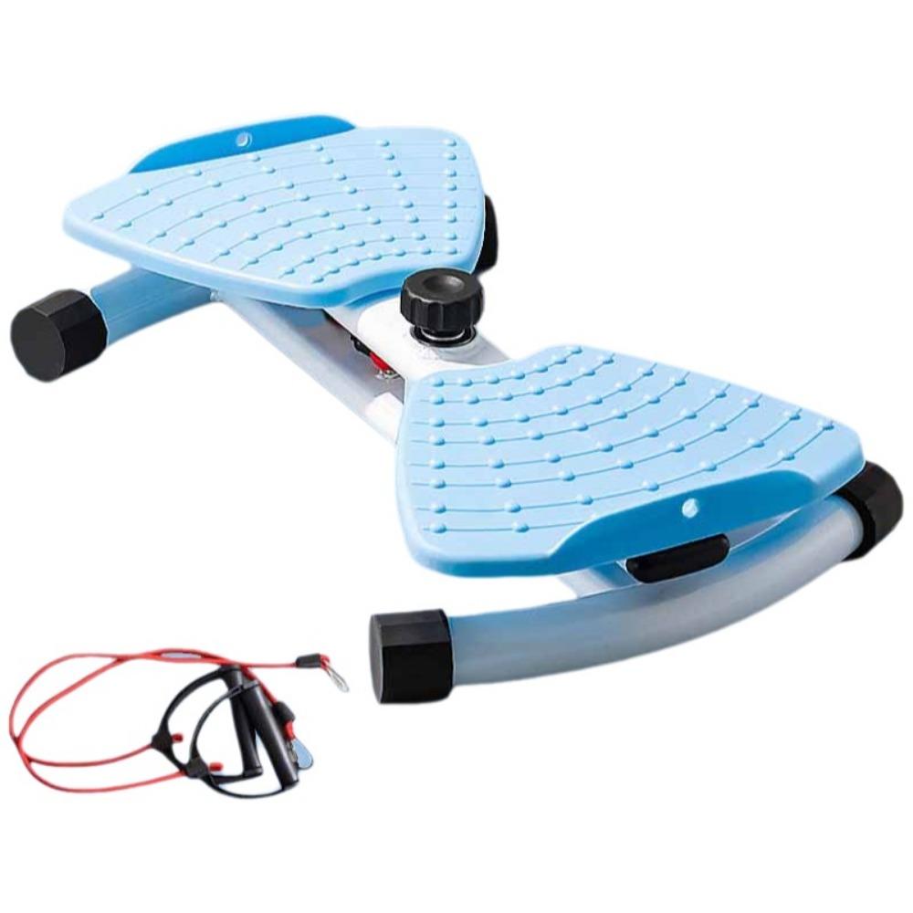 Rotating Design Waist Training Board with Resistance Bands Silent Waist Twisting Stepper Safety Double-Grippy Pedal