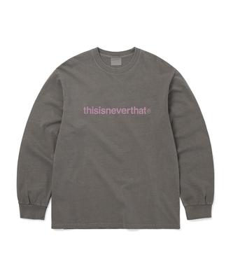 THISISNEVERTHAT T-Logo L/S T-Shirt Dunkelgrau