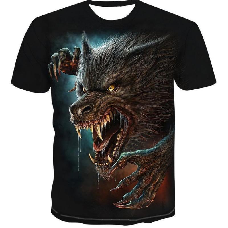 

Summer 3D Printed Men s Round Neck Short Sleeved Casual T-Shirts Men’s 6XL