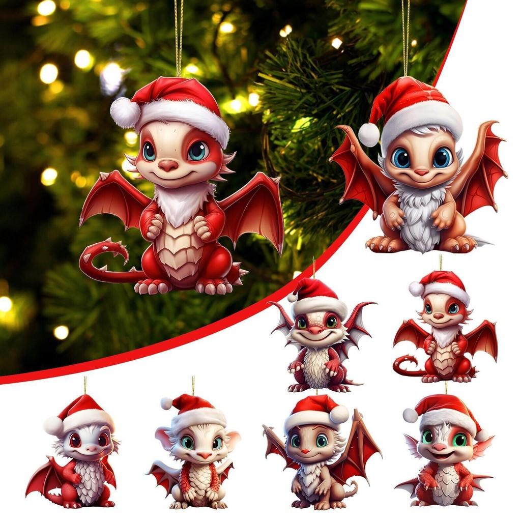 Acrylic Dragon Festive Car Accessories For Charming Christmas Home Decorations
