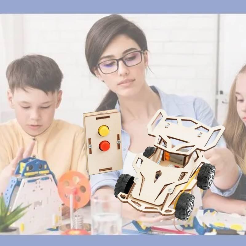 Educational Diy Handmade Wooden Assembly Model Toy For Kids Science Experiment