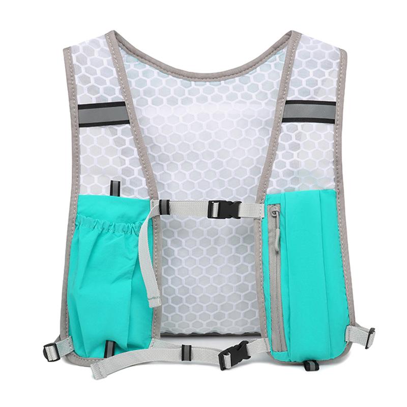 Running Water Bottle Storage Vest Lightweight Running Vest Reflective Hydration Water Chest Pack With Phone Holder 1Pc