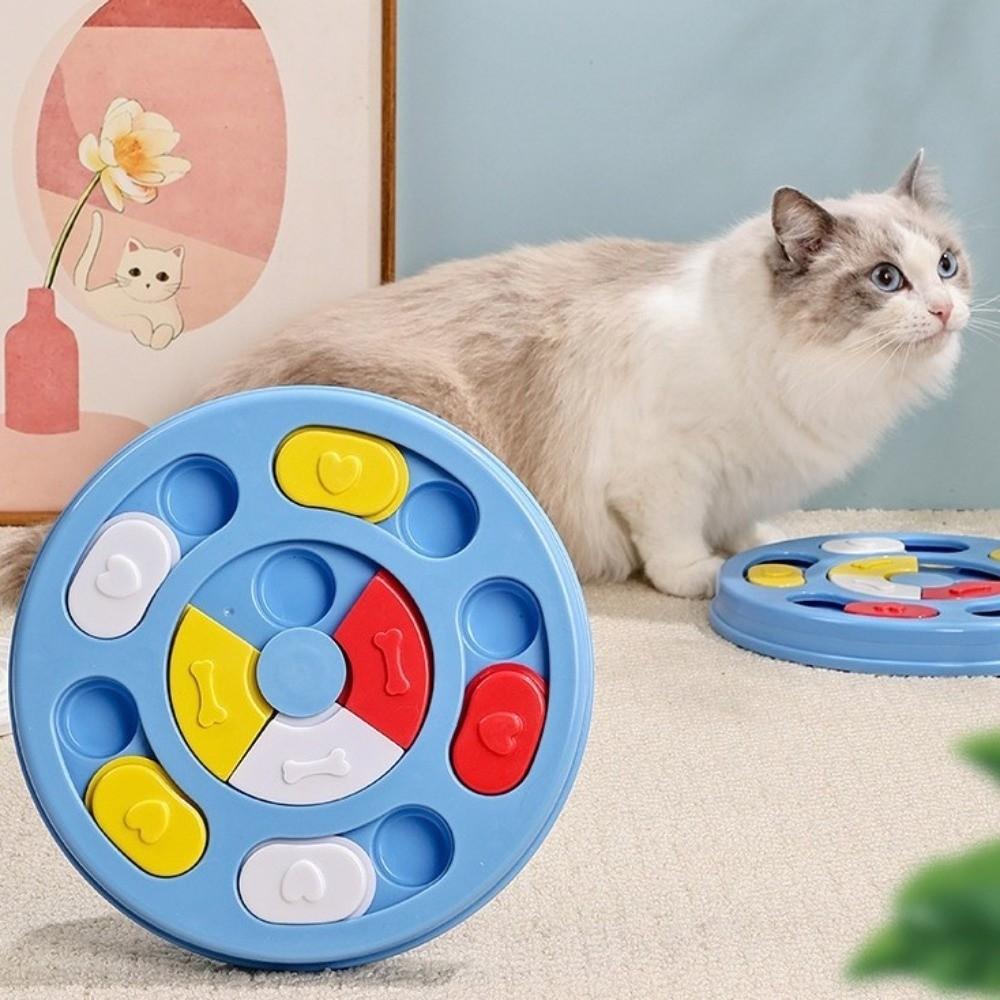 Educational Non-slip Dog Puzzle Anti Choking Slow Eating IQ Food Dispenser Plastic Food Hiding Pet Food Dispenser Training