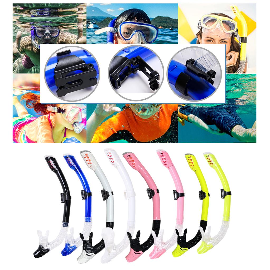 Adults Snorkels Diving Tube Swimming Breathing Tube Equipment Swimming Snorkels for Diving Mouthpiece Training Snorkels