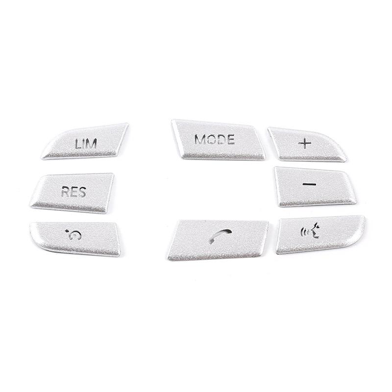 

Для BMW 5 7 серии F10 F 11 F01 F04 5 серии GT 10-17, кнопки на руле автомобиля, украшение, рамка, наклейка, наклейка на автомобиль серебряный