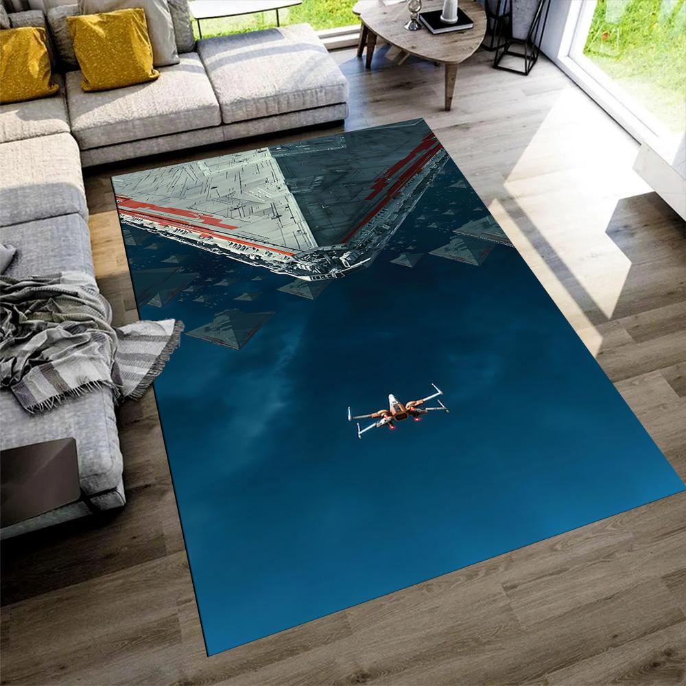 Star Wars Carpet Design for Dining Room Living Rooms Bedrooms Dormitory Anti-slip Rug Anime Office Decor Perfect Birthday Christmas Gift Idea